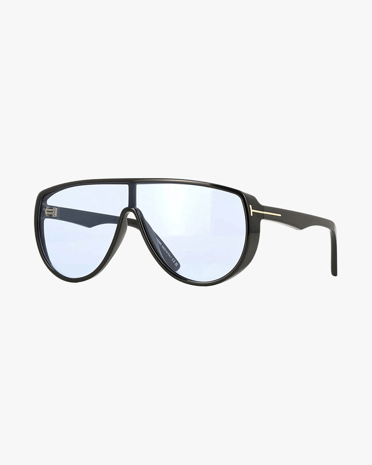 Солнцезащитные очки авиаторы Tom Ford Achilles в черной оправе TF1182 01V Photochromic