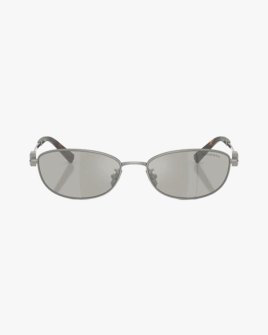 Солнцезащитные очки овальные Tiffany c серой оправой с светло серой линзой TF3115 60003/6G