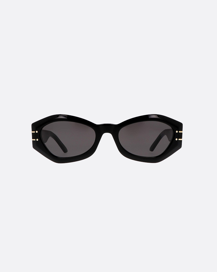 Солнцезащитные очки бабочка Dior Eyewear в черной оправе DiorSignature B1U
