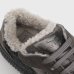 Женские кеды Voile Blanche Lipari Fur нубук с мехом темно серый 0012017113.10.1B05