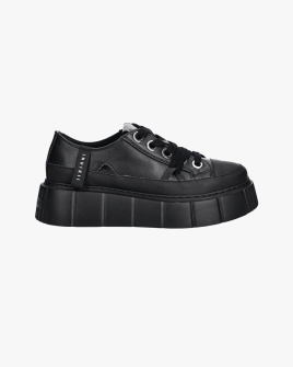 Женские кеды Inuikii Matilda Low кожа черный 1001.001.0022.000-038