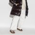 Жіночі кеди Inuikii Shearling Low Velcro замша з хутром коричневий 1001.001.0231.152-036