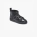 Женские ботинки снегоходы Inuikii Full Leather Low Gloss кожа черный 1001.001.0371.000-037