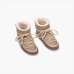 Жіночі черевики снігоходи Inuikii Classic Sneaker замша бежевий 1001.003.0122.250-037