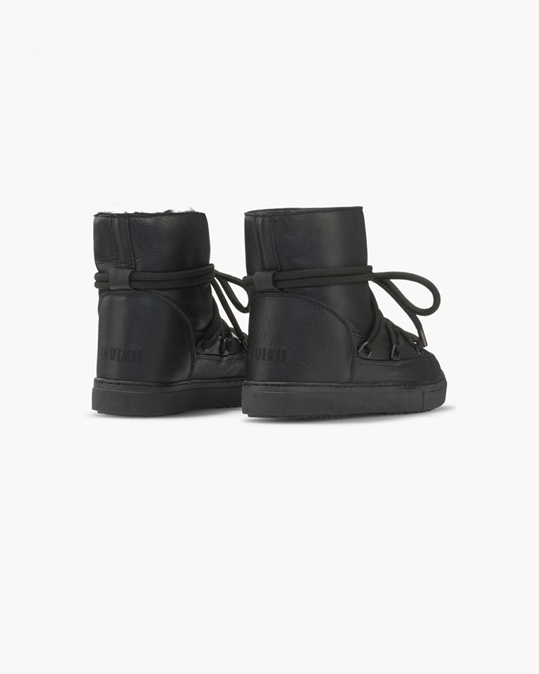 Жіночі черевики снігоходи Inuikii Full Leather Sneaker чорний шкіра 1001.003.0251.000-038