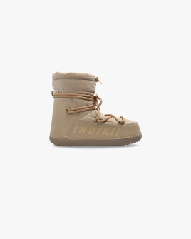 Жіночі черевики снігоходи Inuikii Mountain Boot стьобані зі шкіряними вставками бежевий 1002.003.0161.251-038