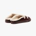 Женские мюли Inuikii Mules Wool замша с мехом бордовый 1004.017.0011.518-038