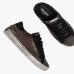 Мужские кеды Crime London Distressed 2.0 комбинированная кожа тёмно-коричневые 10052AA9.60
