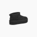 Жіночі уггі UGG Classic Ultra Mini Platform чорний замша 1135092-BLK