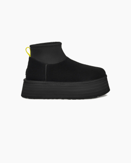 Жіночі уггі UGG Classic Mini Dipper Black замша чорний 1168170-BLK