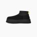 Женские угги UGG Classic Mini Dipper Black замша черный 1168170-BLK
