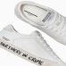 Женские кроссовки Crime London Distressed Graffiti White кожа белый 16017PP5