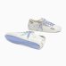 Женские кроссовки Crime London SK8 Deluxe Wedge To The Moon кожа белый с золотыми вставками 20134PP7