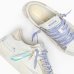 Женские кроссовки Crime London SK8 Deluxe Wedge To The Moon кожа белый с золотыми вставками 20134PP7