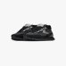 Voile Blanche Qwark Hype Fur Women's Leather and Fur Combination Sneakers, Black, 2017945071A75