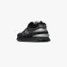 Voile Blanche Qwark Hype Fur Women's Leather and Fur Combination Sneakers, Black, 2017945071A75