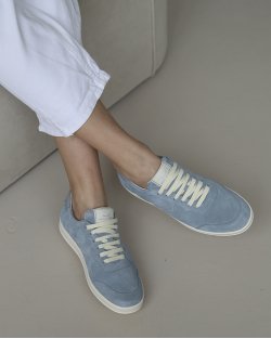Женские кеды Voile Blanche Olivia замша голубой 2020000020B19