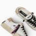 Женские кроссовки Crime London SK8 Deluxe кожа белый комбинированный 21100AA7