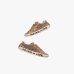 Женские кеды Crime London Distressed Brown Sugar замша коричневый с блестками 23002AA9.60