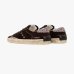 Женские кеды Crime London Distressed замша коричневая с розовыми блестками 23006AA9.60