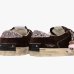 Женские кеды Crime London Distressed замша коричневая с розовыми блестками 23006AA9.60