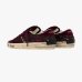 Женские кеды Crime London SK8 Deluxe замша бордовые с бордовыми блестками 23100AA9.71