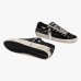 Женские кеды Crime London SK8 Deluxe Wedge Jet Crystal кожа черные с дополнительной шнуровкой 23150AA9.20
