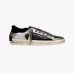 Женские кеды Crime London Deluxe Wedge кожа черные комбинированные с дополнительной шнуровкой утепленные 23153AA9.20