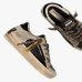 Жіночі кеди Crime London Deluxe Wedge чорні шкіра комбіновані з додатковою шнурівкою утеплені 23153AA9.20