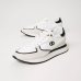 Женские кроссовки Twinset Leather wedge trainers White/Black кожа белый/черный 241TCP080 Женские кроссовки Twinset Leather wedge trainers White/Black кожа белый/черный 241TCP080