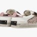 Женские кеды Crime London Distressed кожа белые с пудровой крошкой 25002AA8