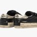 Женские кеды Crime London Distressed кожа черный с блестками  25074AA8.20