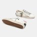 Жіночі кеди Crime London SK8 Deluxe шкіра білий з рожевою вставкою та додатковою шнурівкою 25103AA8.10
