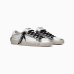 Жіночі кросівки Crime London SK8 Deluxe Silver Glam шкіра білий з сріблястими вставками 26102PP5