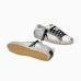 Жіночі кросівки Crime London SK8 Deluxe Silver Glam шкіра білий з сріблястими вставками 26102PP5