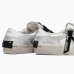 Жіночі кросівки Crime London SK8 Deluxe Silver Glam шкіра білий з сріблястими вставками 26102PP5