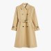 Жіночий тренч двосторонній Max Mara Weekend Canasta бавовна бежева 2615021021003