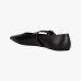 Женские балетки Max Mara Weekend Wkagel кожа коричневый 26155210546 005