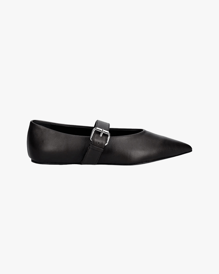 Женские балетки Max Mara Weekend Wkagel кожа коричневый 26155210546 005