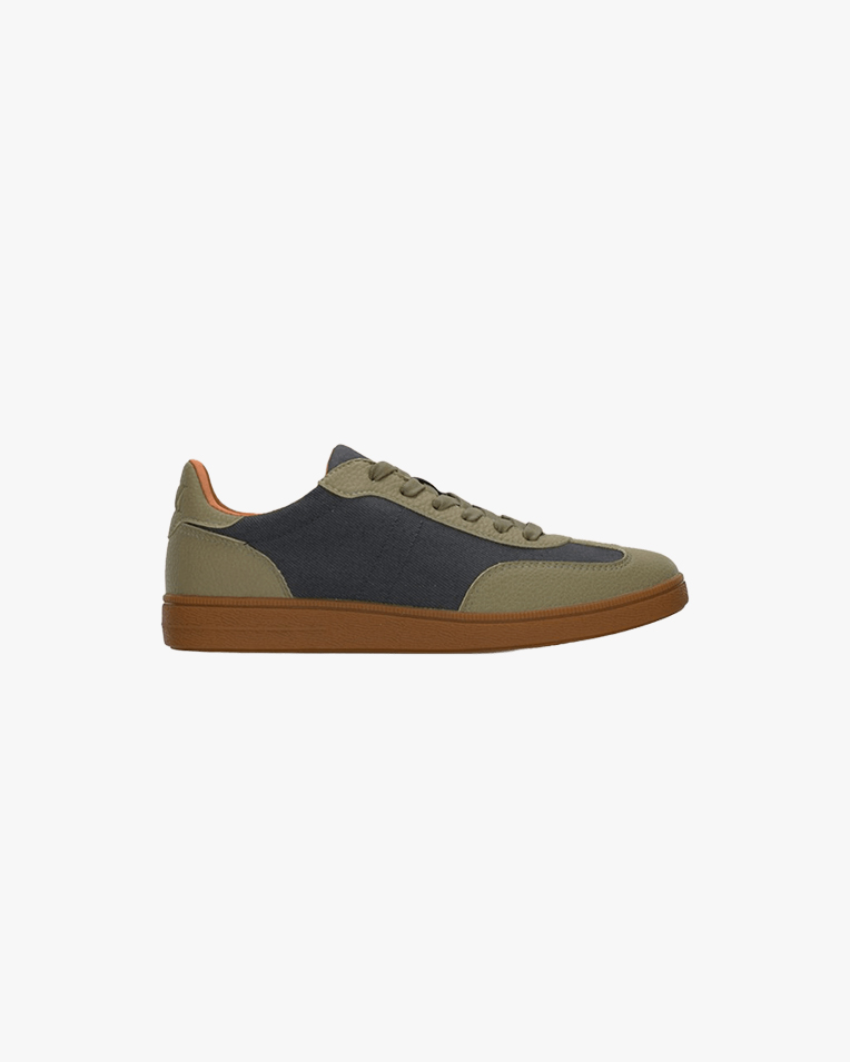 Женские кеды Max Mara Madre комбинированная кожа зеленый 26167610176 001