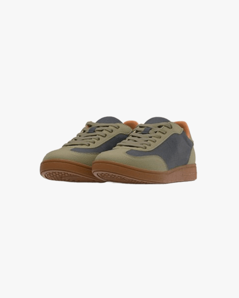 Женские кеды Max Mara Madre комбинированная кожа зеленый 26167610176 001