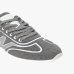 Женские кроссовки Max Mara Weekend Rarohf текстиль серый с логотипом 5766035406 004