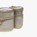 Жіночі черевики снігоходи Moon Boot Icon Low Glance Platinum Satin Boots укорочені золоті 80D1409350