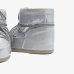 Жіночі черевики снігоходи Moon Boot Icon Low Silver Glitter Boots укорочені срібло з блискітками 80D1409440
