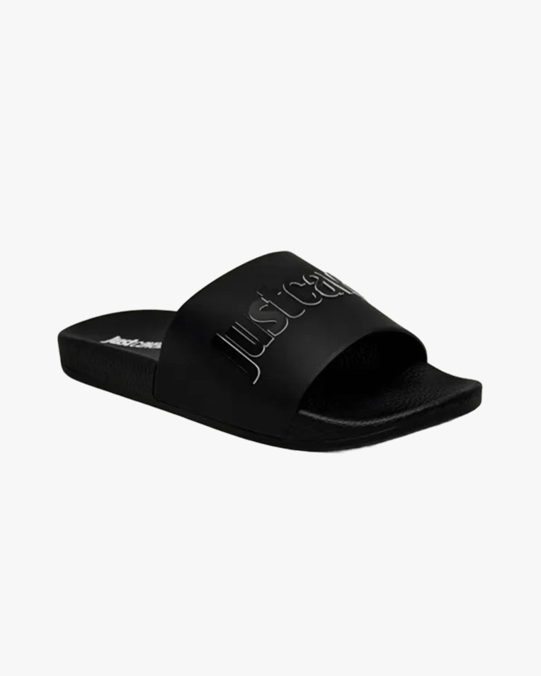 Жіночі шльопанці Just Cavalli Fondo Pool чорні 80RA3SZ1ZSE50