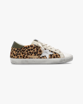 Жіночі кеди Golden Goose Super-Star Classic шкіра леопардова GWE00101.F006117.82703