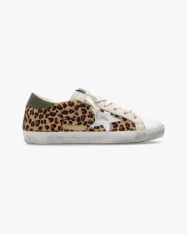 Жіночі кеди Golden Goose Super-Star Classic шкіра леопардова GWE00101.F006117.82703