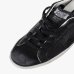 Женские кеды Golden Goose Super-star кожа черный с блестками GWF00101F00346390100