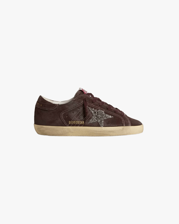 Женские кеды Golden Goose Super-Star кожа коричневый GWF00101F00755960574