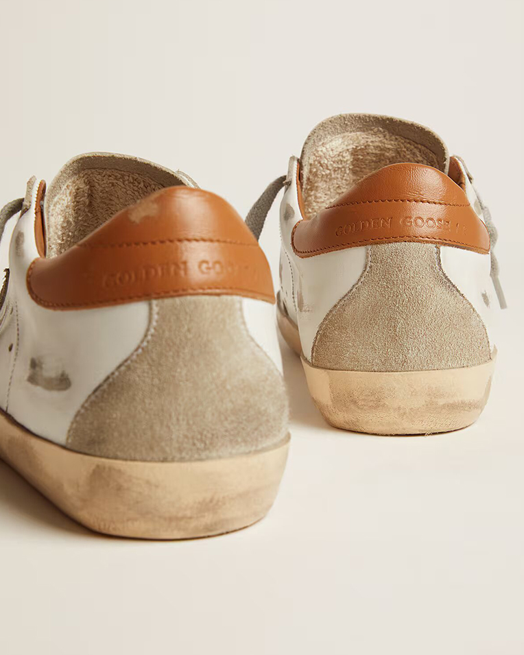 Женские кеды Golden Goose Super-Star Classic кожа белый GWF00102.F002182.10803